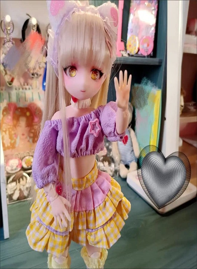 bositigo Pretty Anime Design BJD Dolls 1/6 11.8 Inch Ball Jointed Doll DIY Toys with Clothes Outfit Shoes Wig Hair Makeup,Best Birthday Gift for Princess Girls Kids Children - Diana - Image 4